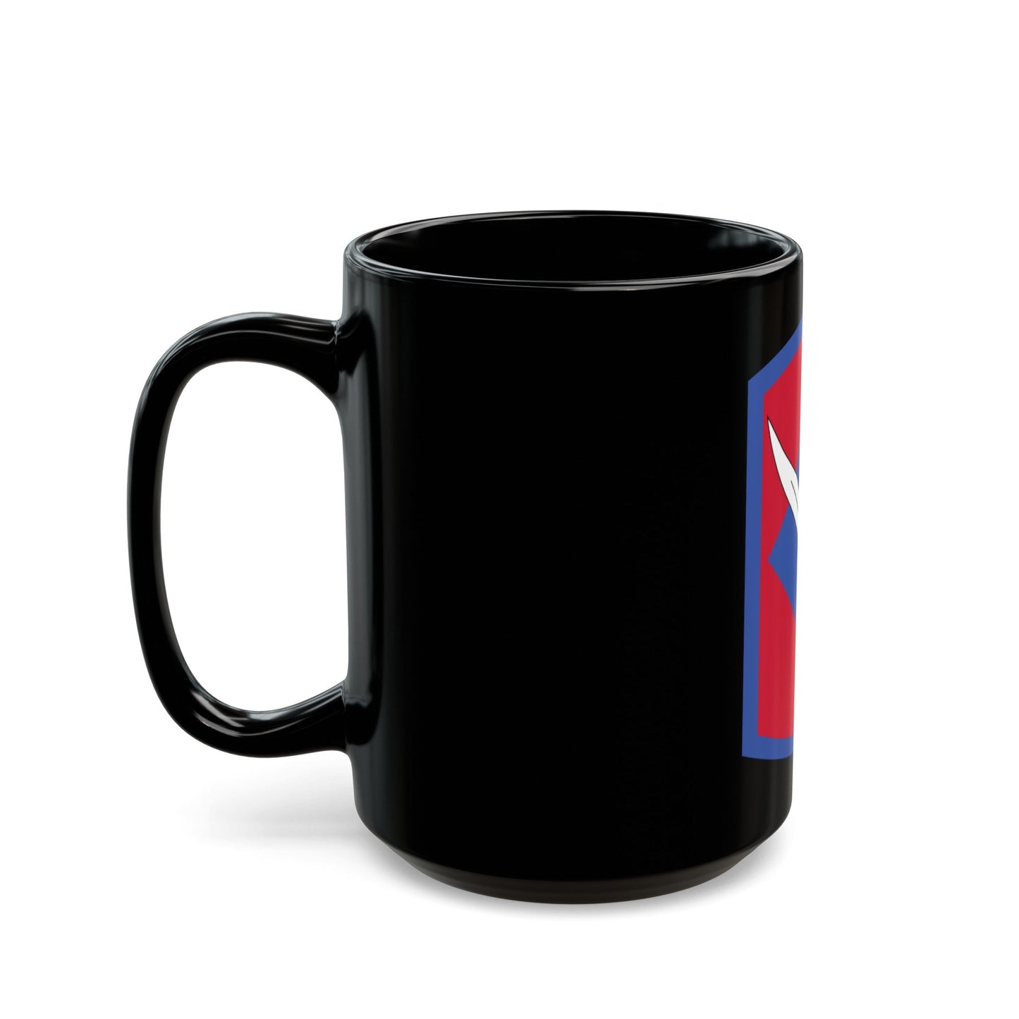 206th Field Artillery Regiment (U.S. Army) Black Coffee Mug-The Sticker Space