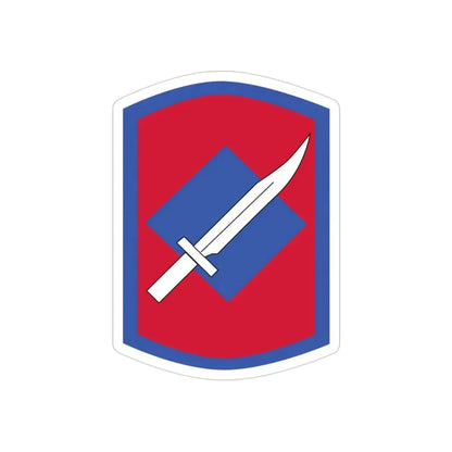 206th Field Artillery Regiment (U.S. Army) REVERSE PRINT Transparent Die-Cut STICKER - The Sticker Space