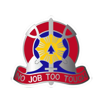 207 Engineer Battalion (U.S. Army) STICKER Vinyl Kiss-Cut Decal 2 Inch White - The Sticker Space