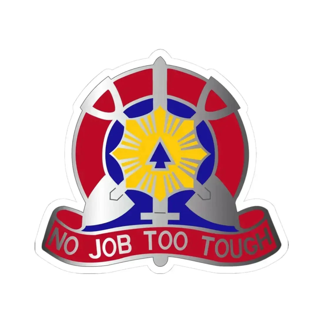 207 Engineer Battalion (U.S. Army) STICKER Vinyl Kiss-Cut Decal 3 Inch White - The Sticker Space