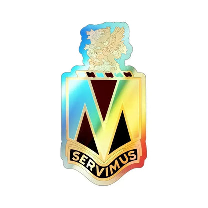 207 Evacuation Hospital (U.S. Army) Holographic STICKER Die-Cut Vinyl Decal 3 Inch Holographic - The Sticker Space