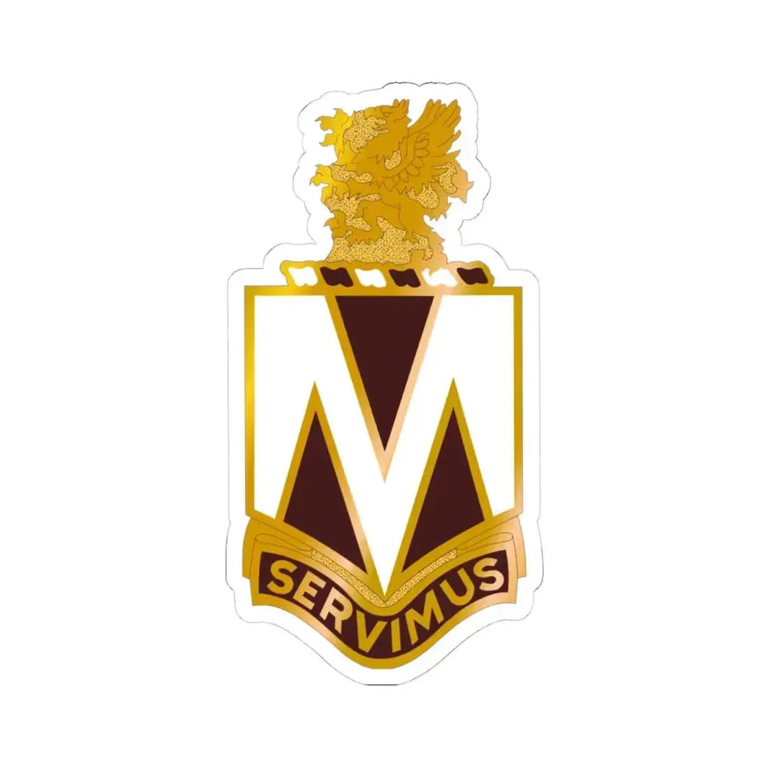 207 Evacuation Hospital (U.S. Army) STICKER Vinyl Kiss-Cut Decal 4 Inch White - The Sticker Space