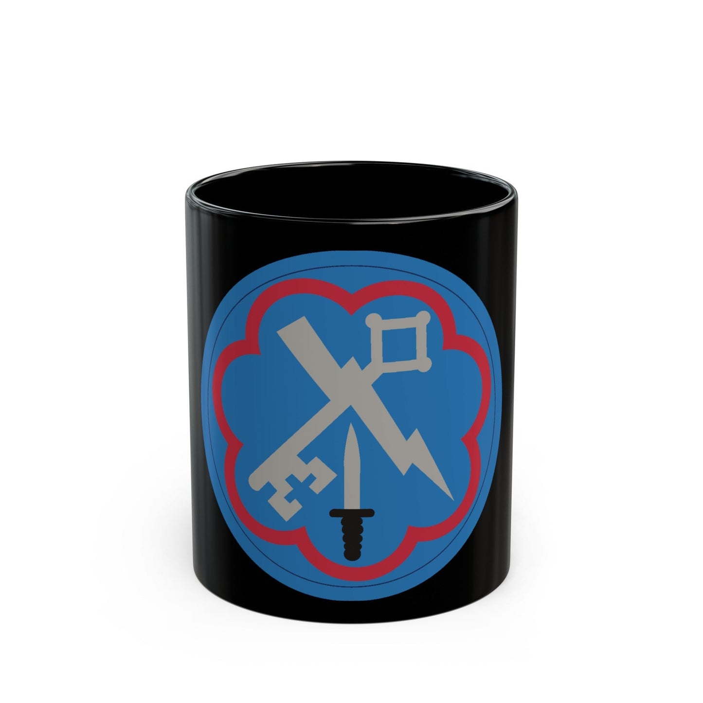 207th Military Intelligence Brigade (U.S. Army) Black Coffee Mug-11oz-The Sticker Space