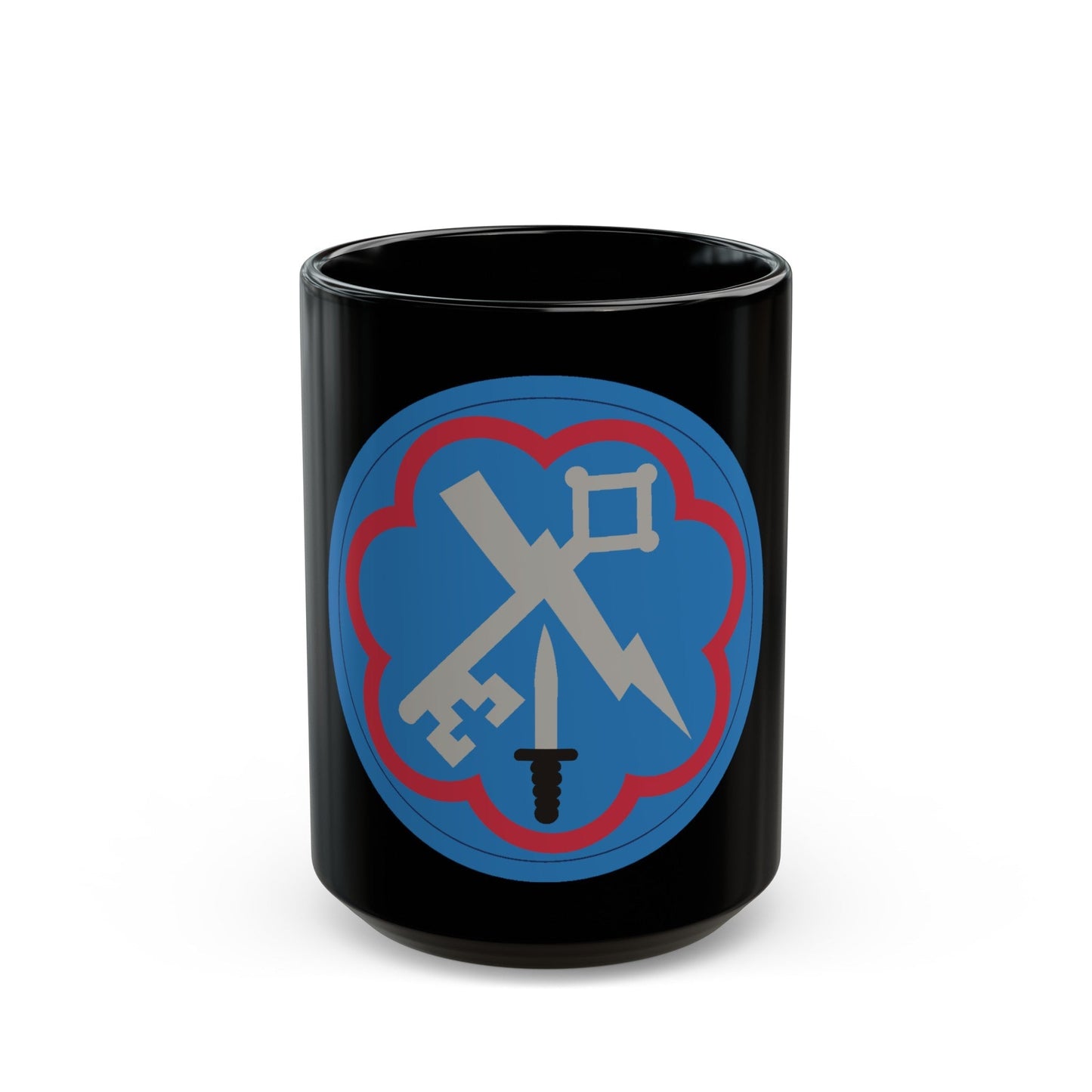 207th Military Intelligence Brigade (U.S. Army) Black Coffee Mug-15oz-The Sticker Space