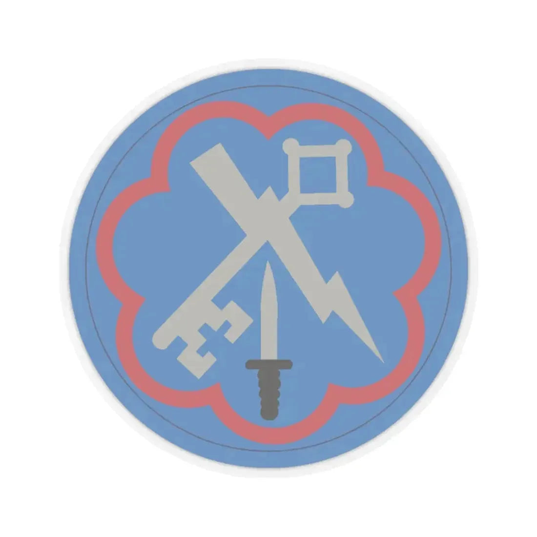 207th Military Intelligence Brigade (U.S. Army) STICKER Vinyl Kiss-Cut Decal 3 Inch Transparent - The Sticker Space