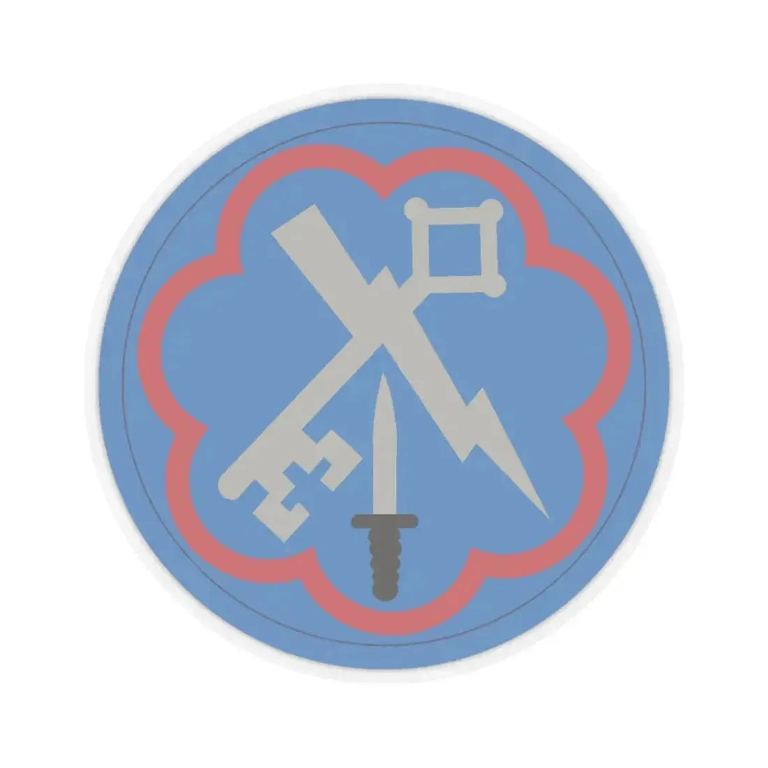 207th Military Intelligence Brigade (U.S. Army) STICKER Vinyl Kiss-Cut Decal 4 Inch Transparent - The Sticker Space