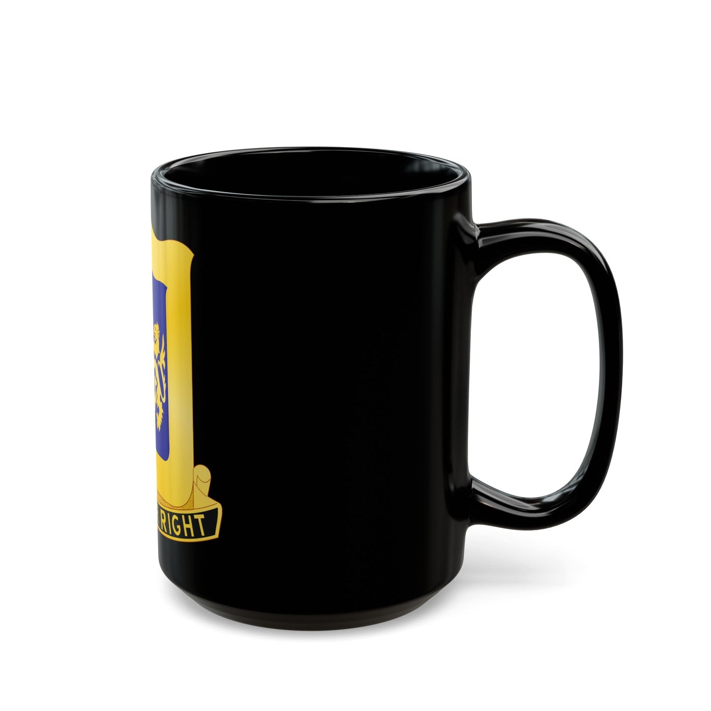 208 Armor Regiment (U.S. Army) Black Coffee Mug-The Sticker Space