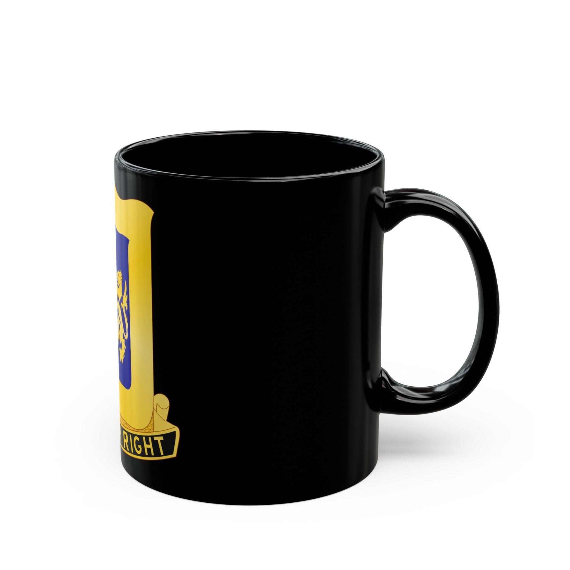 208 Armor Regiment (U.S. Army) Black Coffee Mug-The Sticker Space