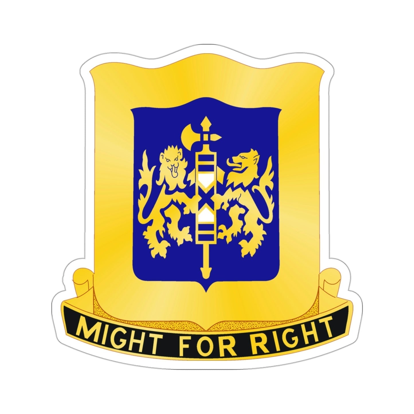 208 Armor Regiment (U.S. Army) STICKER Vinyl Die-Cut Decal-3 Inch-The Sticker Space