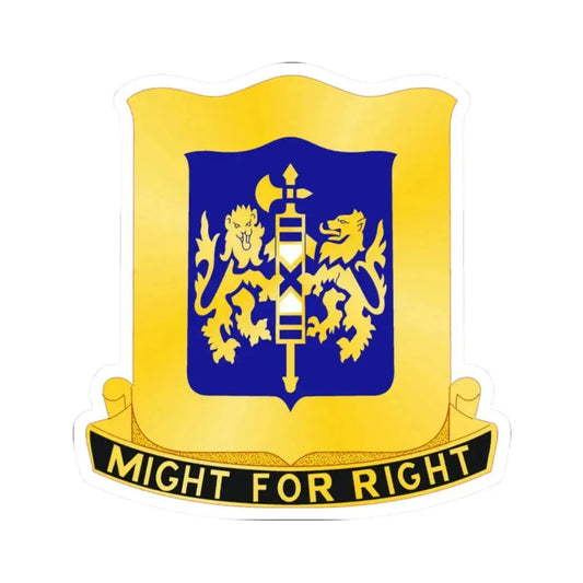 208 Armor Regiment (U.S. Army) STICKER Vinyl Kiss-Cut Decal 2 Inch White - The Sticker Space