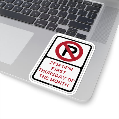 PBOT Road sign P1275 (Oregon) (Road Sign) STICKER Vinyl Kiss-Cut Decal