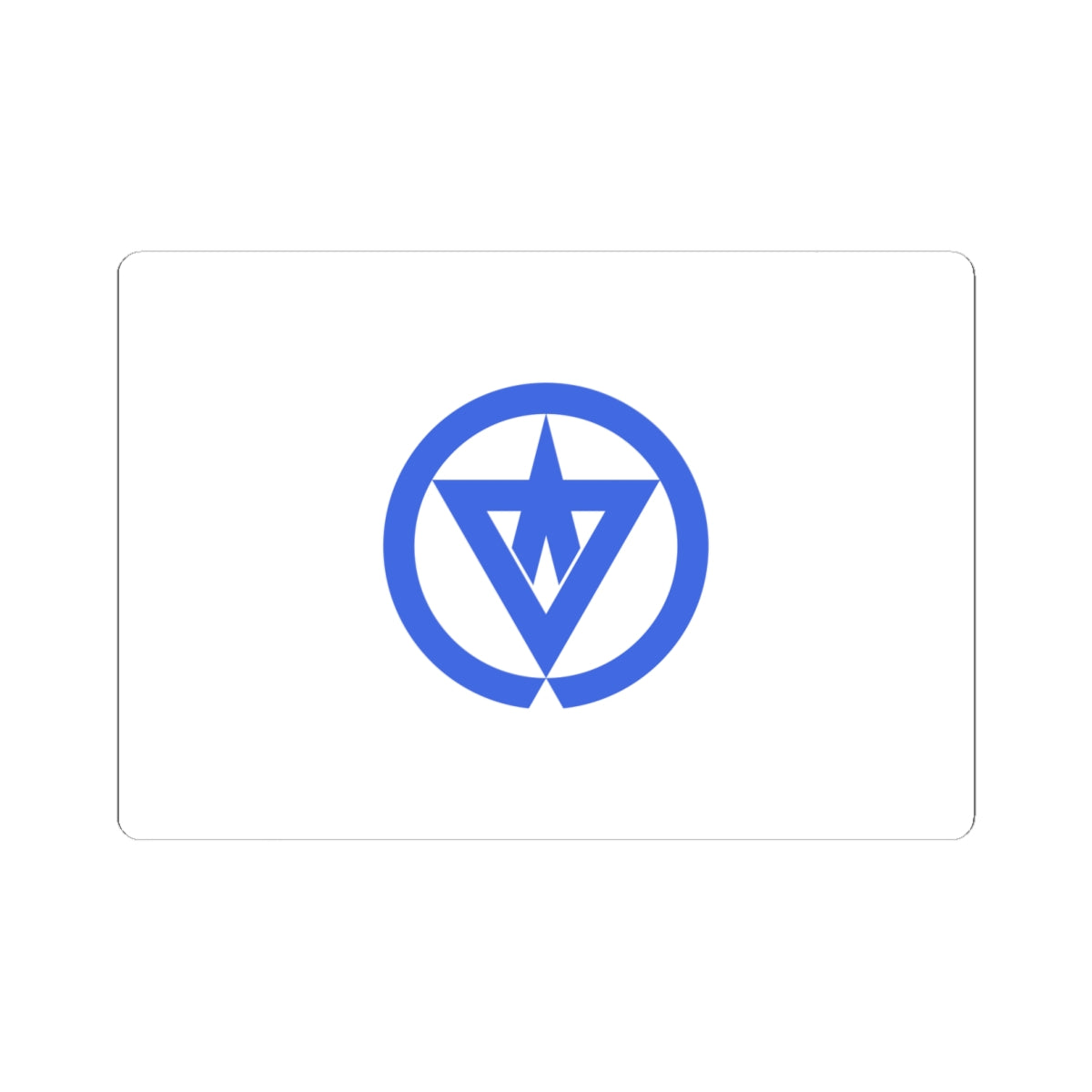 Flag of Nishinoomote Kagoshima (Japan) STICKER Vinyl Kiss-Cut Decal