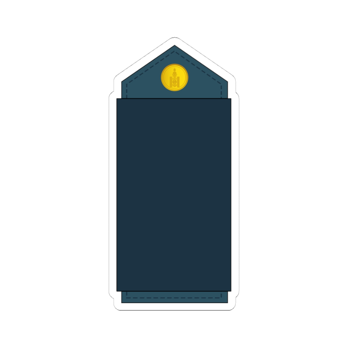 01.Mongolian Air Force PVT (Mongolia) (Military Rank) STICKER Vinyl Kiss-Cut Decal