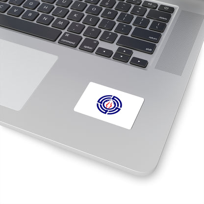 Flag of Shikabe Hokkaido (Japan) STICKER Vinyl Kiss-Cut Decal
