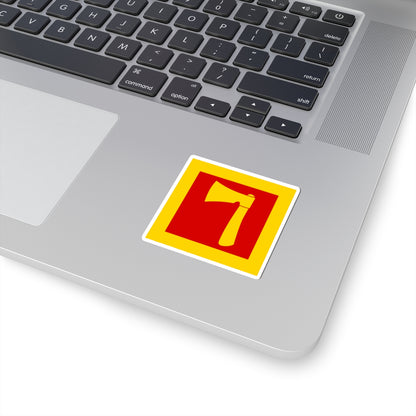 Toporiv flag (Ukraine) STICKER Vinyl Kiss-Cut Decal