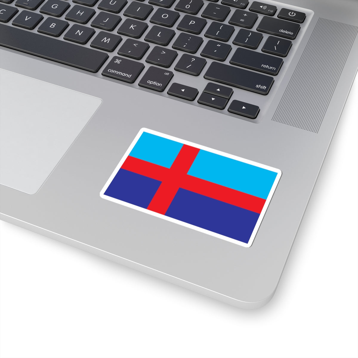 Flag of Bohuslan (Sweden) STICKER Vinyl Kiss-Cut Decal