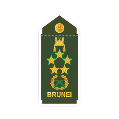 20.RBrLF FM (Brunei) (Military Rank) STICKER Vinyl Kiss-Cut Decal 2 Inch White - The Sticker Space
