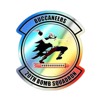20th Bomb Squadron (U.S. Air Force) Holographic STICKER Die-Cut Vinyl Decal - The Sticker Space