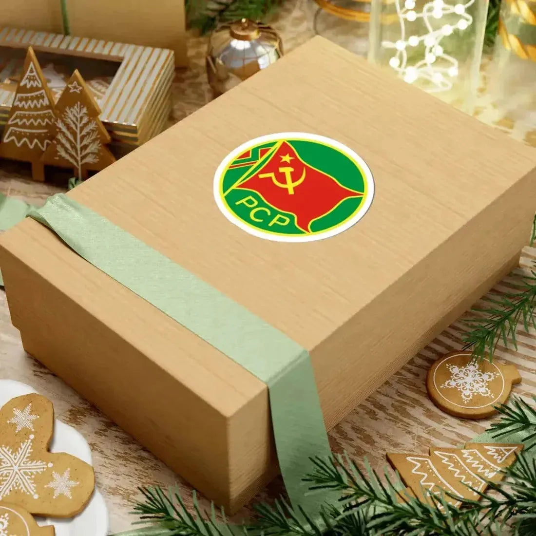 20th Century Portugese Communist Party patch (Portugal) (Political) STICKER Vinyl Kiss-Cut Decal - The Sticker Space