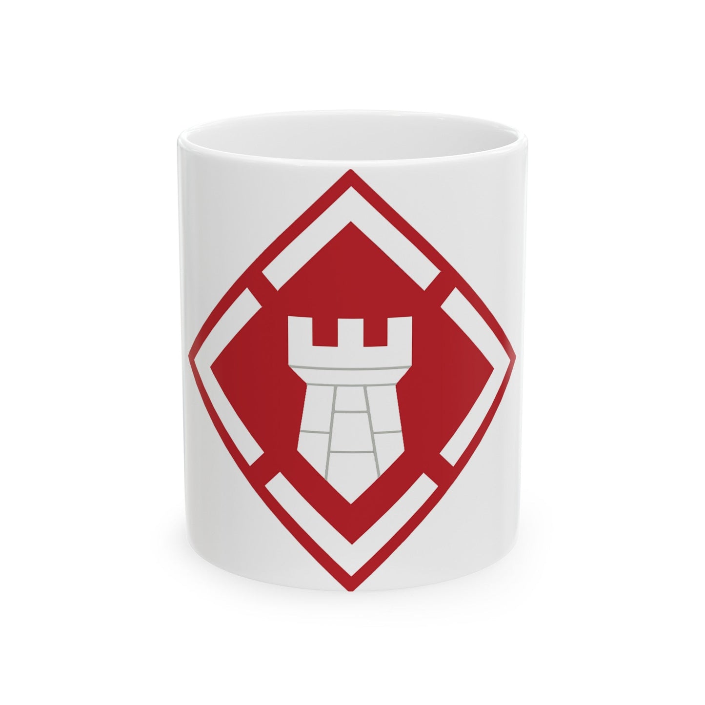 20th Engineer Brigade (U.S. Army) White Coffee Mug-11oz-The Sticker Space