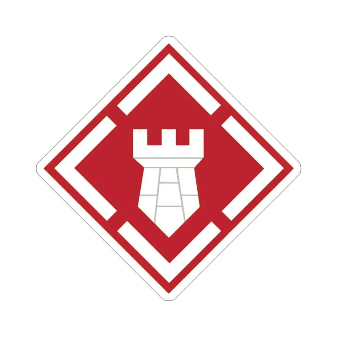 20th Engineer Brigade (U.S. Army) STICKER Vinyl Die-Cut Decal 2 Inch - The Sticker Space