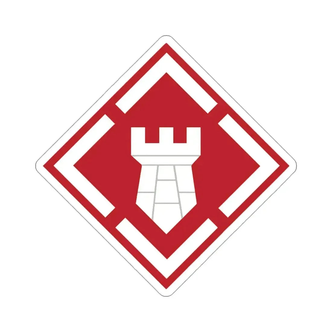 20th Engineer Brigade (U.S. Army) STICKER Vinyl Die-Cut Decal 3 Inch - The Sticker Space