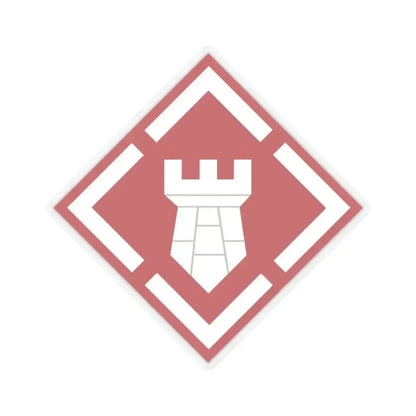 20th Engineer Brigade (U.S. Army) STICKER Vinyl Kiss-Cut Decal 2 Inch Transparent - The Sticker Space