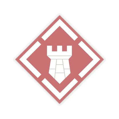 20th Engineer Brigade (U.S. Army) STICKER Vinyl Kiss-Cut Decal 3 Inch Transparent - The Sticker Space
