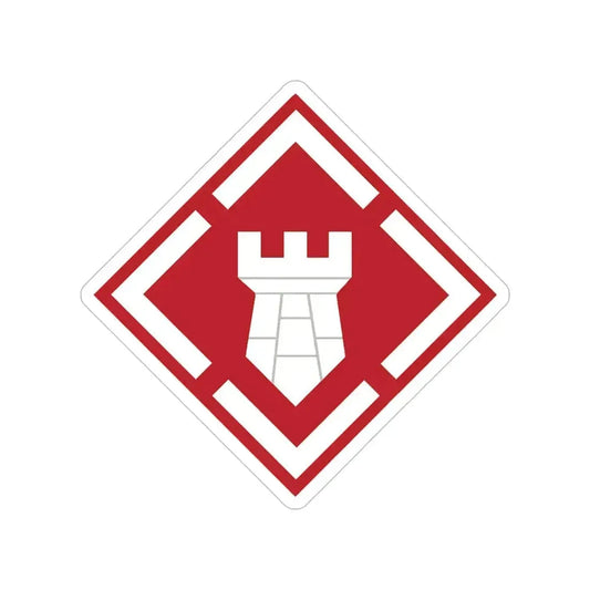 20th Engineer Brigade (U.S. Army) Transparent STICKER Die-Cut Vinyl Decal 6 Inch - The Sticker Space