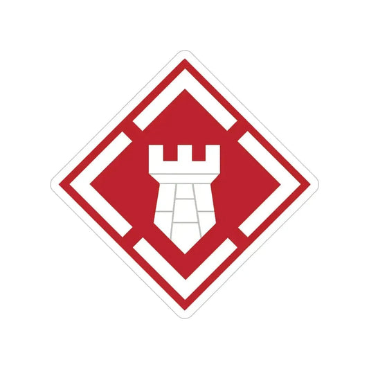 20th Engineer Brigade (U.S. Army) Transparent STICKER Die-Cut Vinyl Decal 6 Inch - The Sticker Space