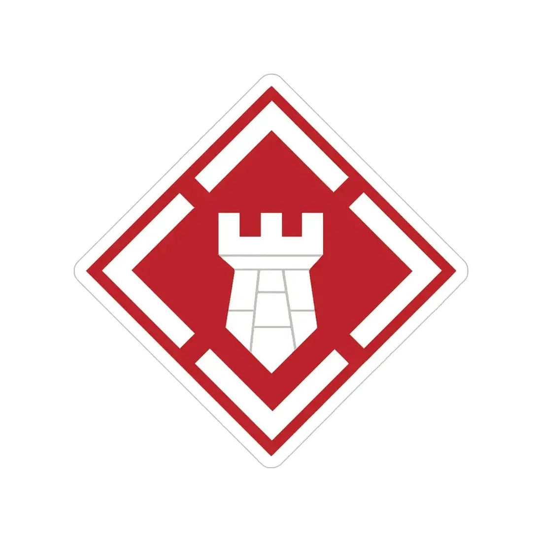 20th Engineer Brigade (U.S. Army) Transparent STICKER Die-Cut Vinyl Decal - The Sticker Space