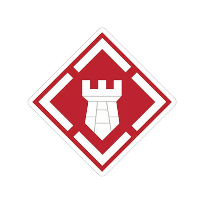 20th Engineer Brigade (U.S. Army) Transparent STICKER Die-Cut Vinyl Decal - The Sticker Space