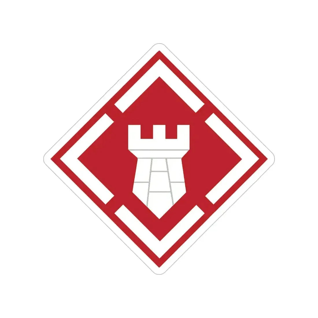 20th Engineer Brigade (U.S. Army) Transparent STICKER Die-Cut Vinyl Decal - The Sticker Space