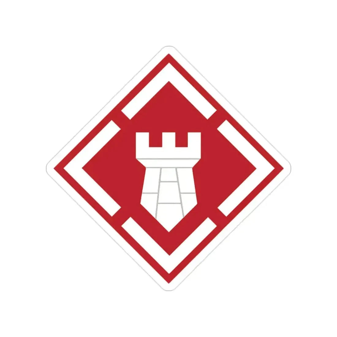 20th Engineer Brigade (U.S. Army) Transparent STICKER Die-Cut Vinyl Decal - The Sticker Space
