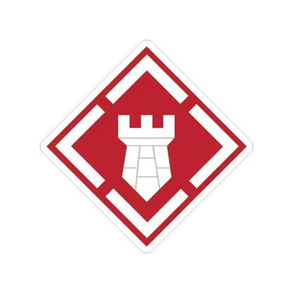 20th Engineer Brigade (U.S. Army) Transparent STICKER Die-Cut Vinyl Decal - The Sticker Space