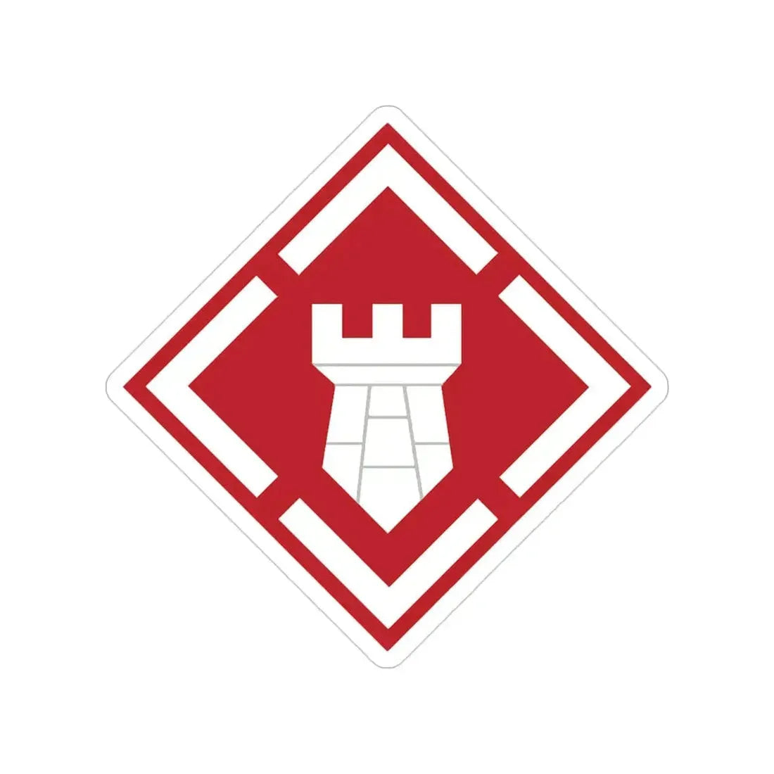 20th Engineer Brigade (U.S. Army) Transparent STICKER Die-Cut Vinyl Decal - The Sticker Space