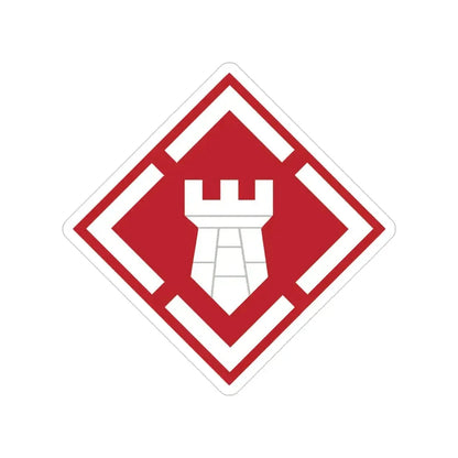 20th Engineer Brigade (U.S. Army) Transparent STICKER Die-Cut Vinyl Decal - The Sticker Space