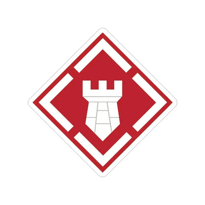 20th Engineer Brigade (U.S. Army) Transparent STICKER Die-Cut Vinyl Decal - The Sticker Space