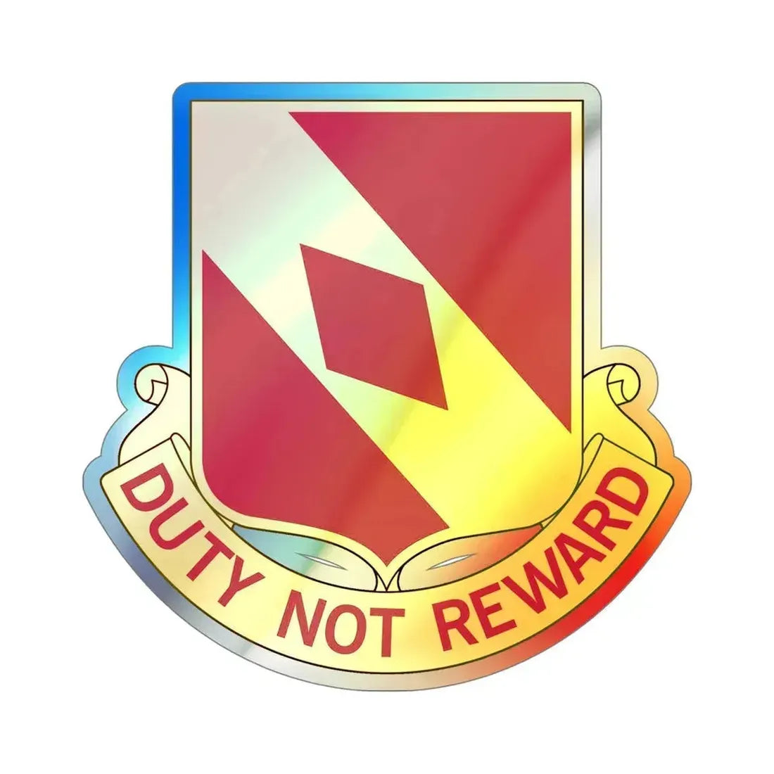 20th Field Artillery Regiment (U.S. Army) Holographic STICKER Die-Cut Vinyl Decal 5 Inch Holographic - The Sticker Space