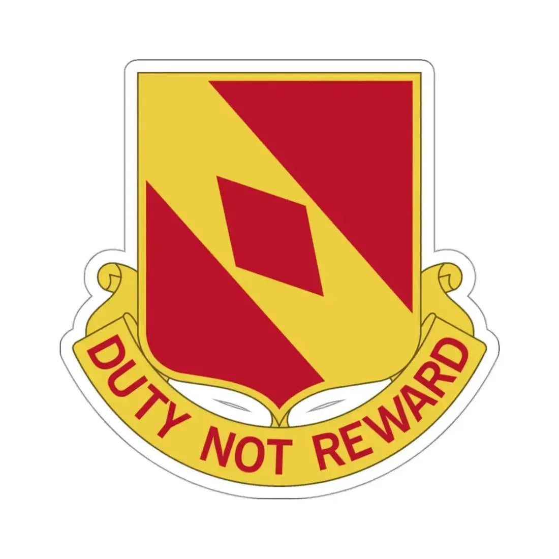 20th Field Artillery Regiment (U.S. Army) STICKER Vinyl Kiss-Cut Decal 3 Inch White - The Sticker Space