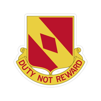 20th Field Artillery Regiment (U.S. Army) Transparent STICKER Die-Cut Vinyl Decal - The Sticker Space