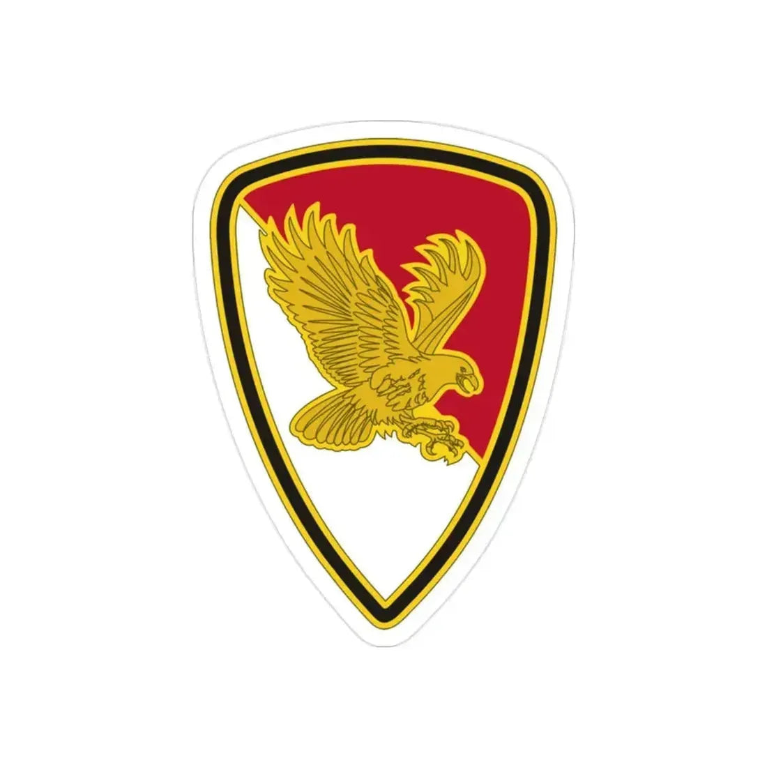 21 Cavalry Brigade (U.S. Army) REVERSE PRINT Transparent Die-Cut STICKER 2 Inch Die-Cut Transparent - The Sticker Space
