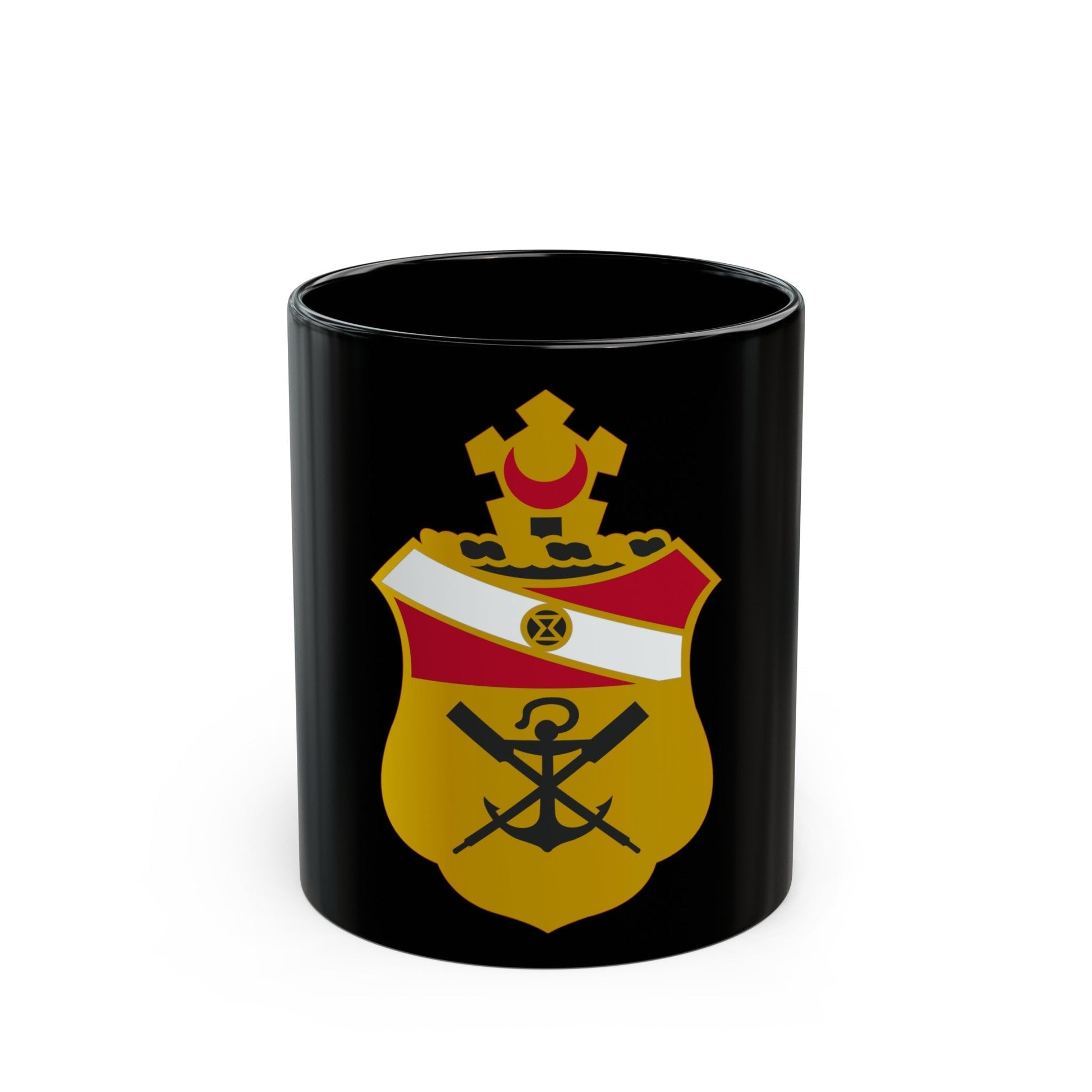 21 Engineer Battalion (U.S. Army) Black Coffee Mug-11oz-The Sticker Space