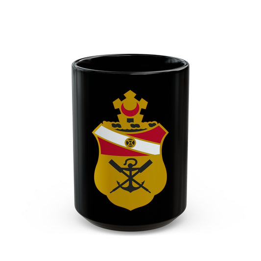 21 Engineer Battalion (U.S. Army) Black Coffee Mug-15oz-The Sticker Space