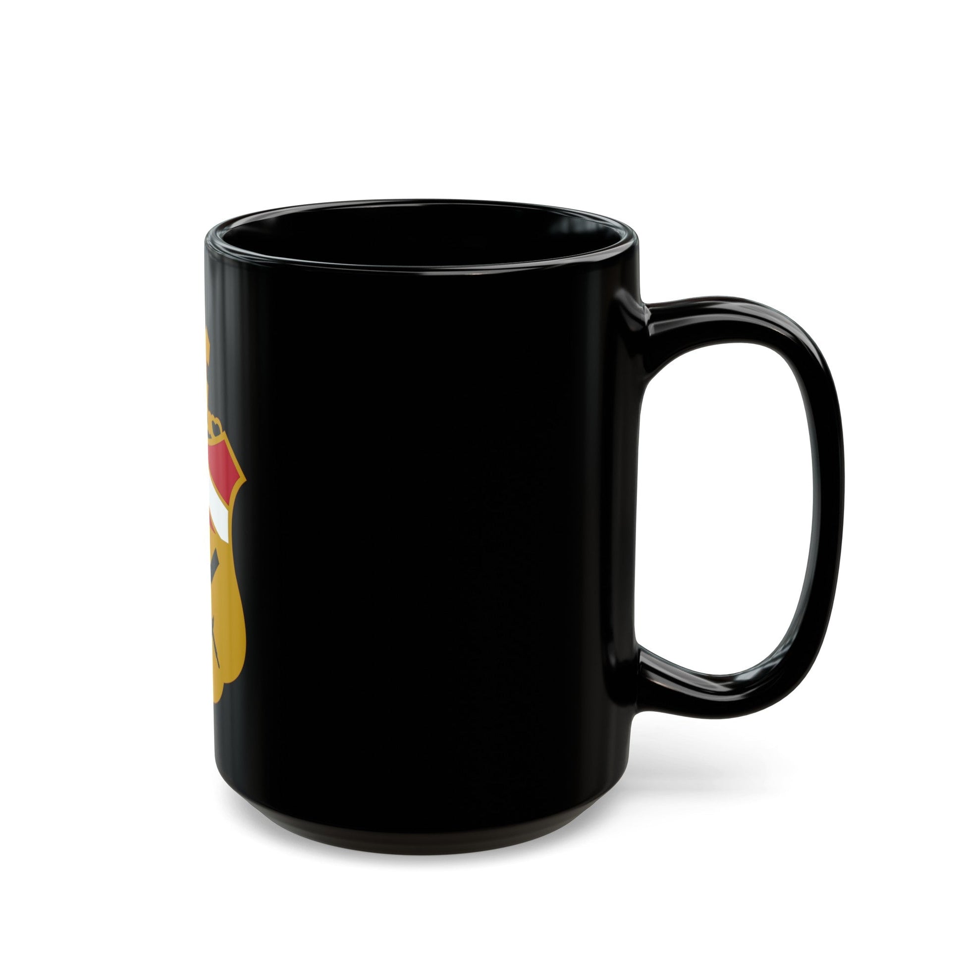 21 Engineer Battalion (U.S. Army) Black Coffee Mug-The Sticker Space