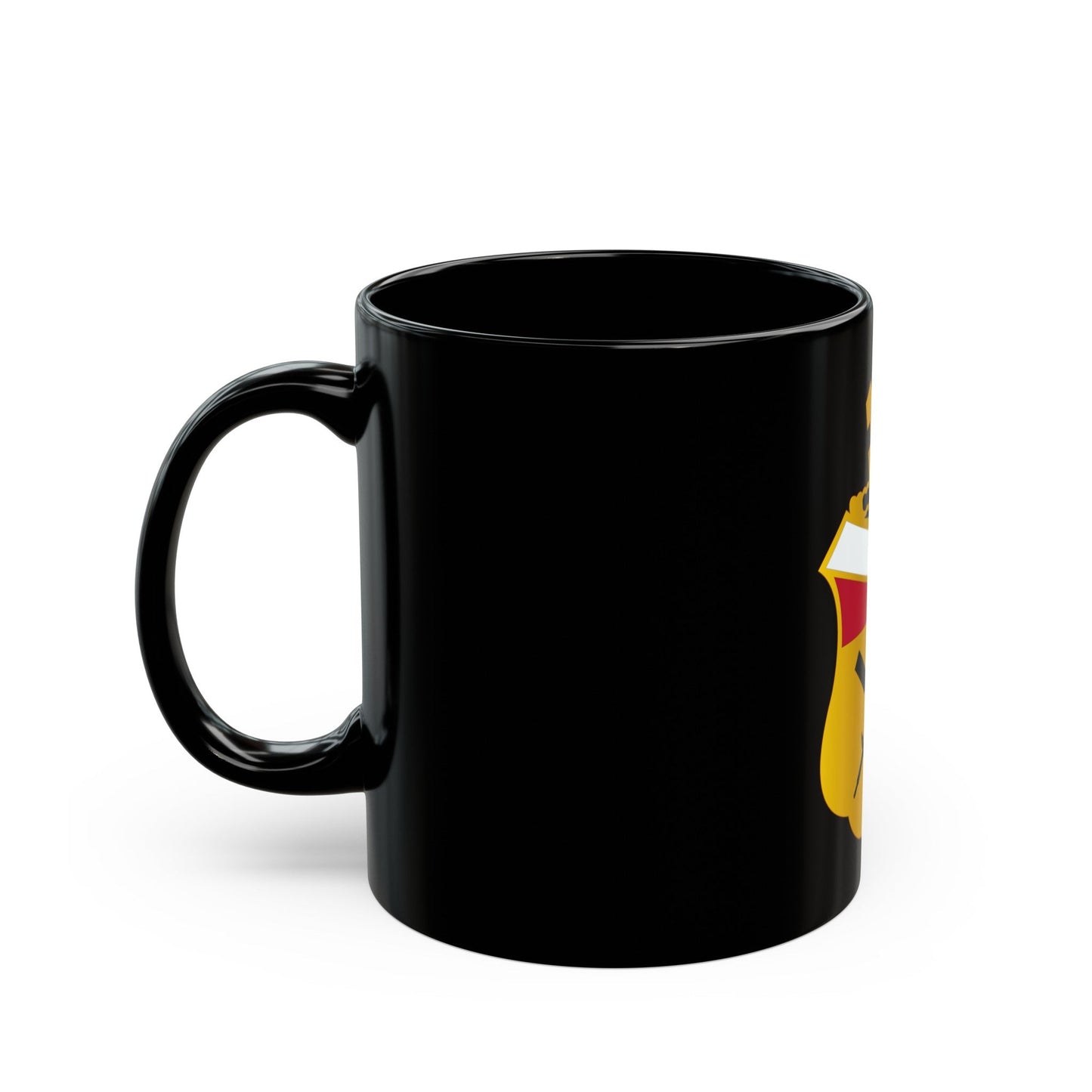 21 Engineer Battalion (U.S. Army) Black Coffee Mug-The Sticker Space