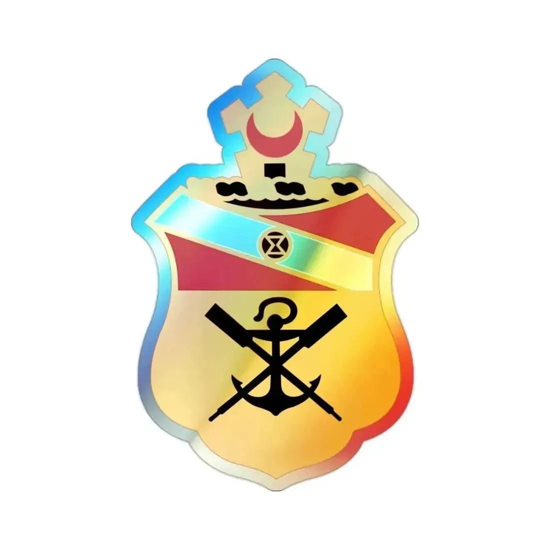21 Engineer Battalion (U.S. Army) Holographic STICKER Die-Cut Vinyl Decal 2 Inch Holographic - The Sticker Space