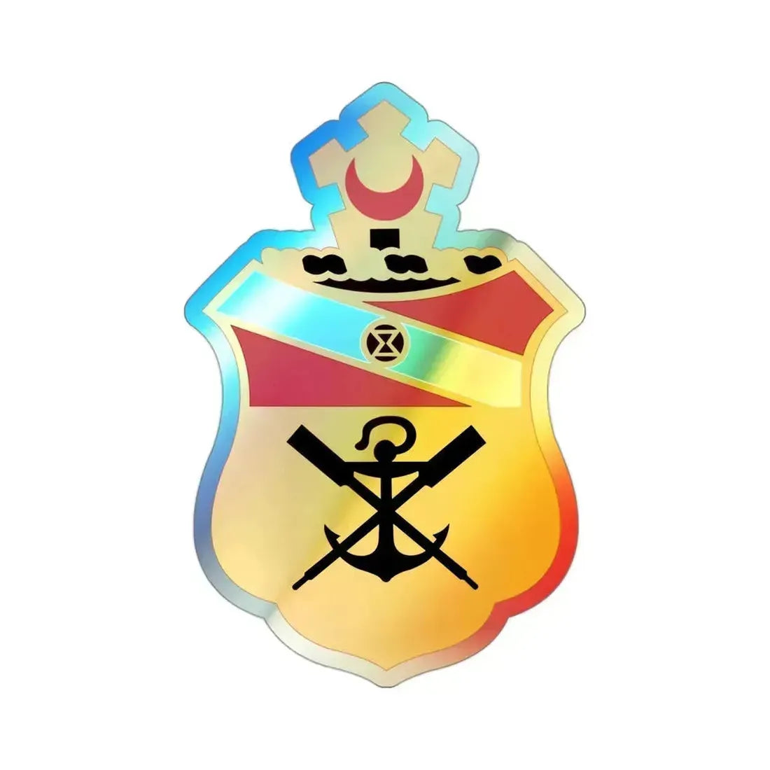 21 Engineer Battalion (U.S. Army) Holographic STICKER Die-Cut Vinyl Decal 3 Inch Holographic - The Sticker Space