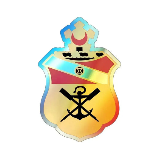 21 Engineer Battalion (U.S. Army) Holographic STICKER Die-Cut Vinyl Decal 6 Inch Holographic - The Sticker Space