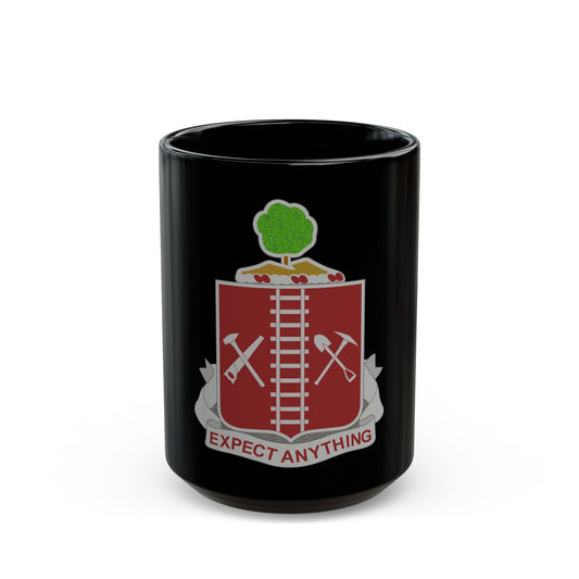 21 Engineer Regiment (U.S. Army) Black Coffee Mug-15oz-The Sticker Space